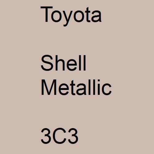 Toyota, Shell Metallic, 3C3.